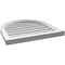 Ekena Millwork Round Top Surface Mount PVC Gable Vent w/ 2"W x 2"P Brickmould Sill Frame, 24"W x 24"H GVPRT24X2403SN - alternate 5